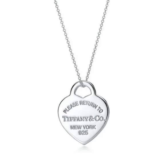 Tiffany & Co. Sterling Silver Small “Return To Tiffany” Heart Charm Tag Pendant - Picture 3 of 16